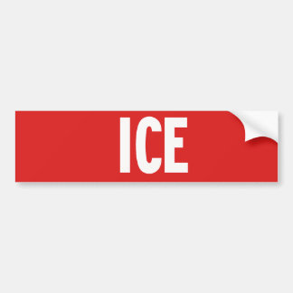 Pegatina Para Coche señal de parada hielo