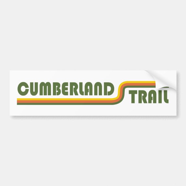 Pegatina Para Coche Sendero de Cumberland Tennessee (Frente)