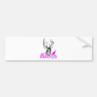 PEGATINA PARA COCHE SEÑORA BOWHUNTER DEER Y TURQUÍA