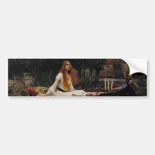 Pegatina Para Coche Señora del chalote John William Waterhouse