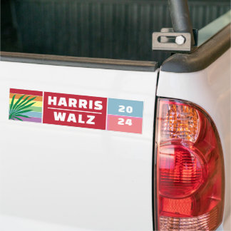 PEGATINA PARA COCHE SEÑORA PRESIDENTA KAMALA HARRIS WALZ 2024