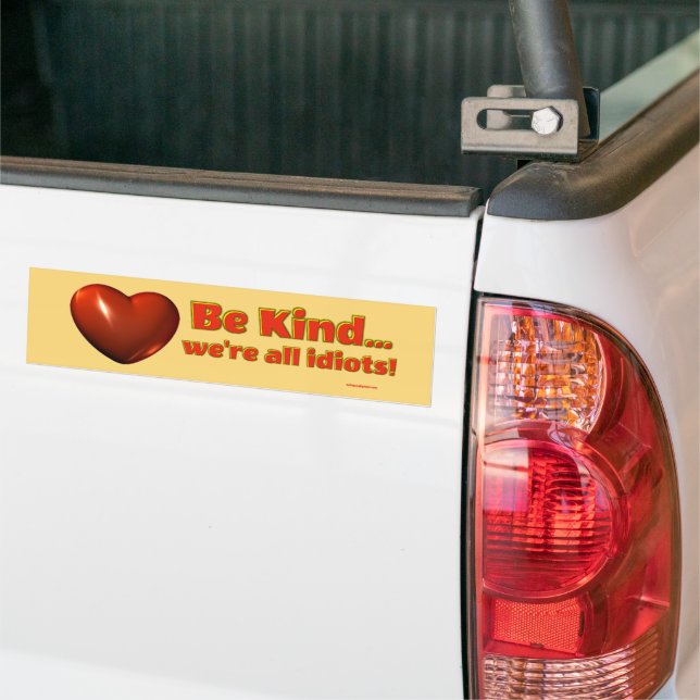 Pegatina Para Coche ser amable (En Camión)