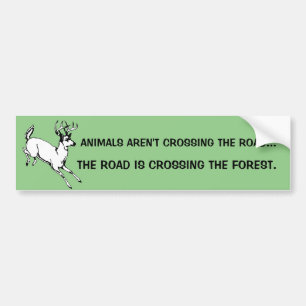 Pegatina Para Coche Ser amable con los animales