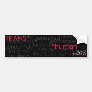 Pegatina Para Coche ser humano del trans*