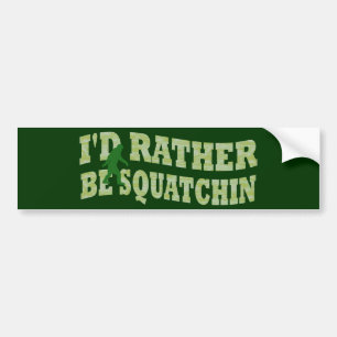 Pegatina Para Coche Sería bastante camo verde de Squatchin