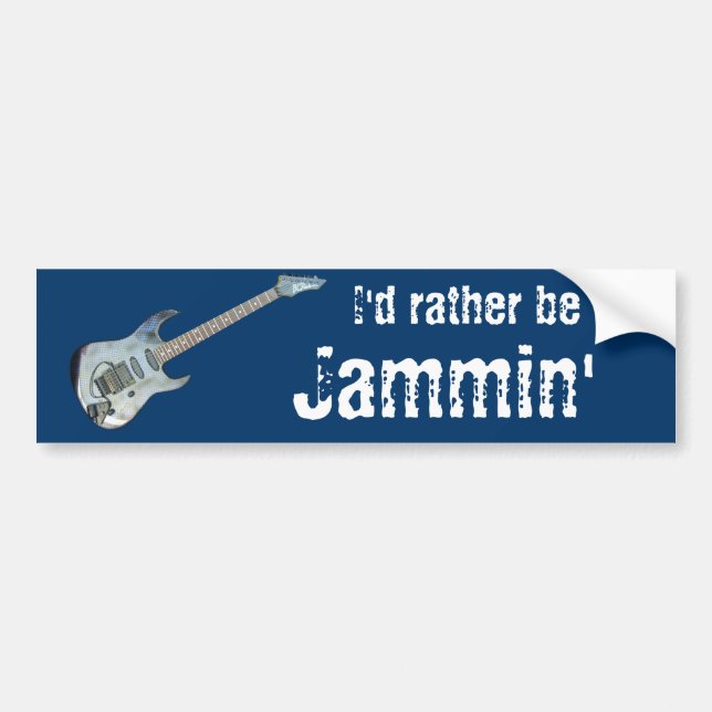 Pegatina Para Coche Sería bastante Jammin (Frente)