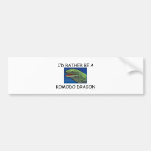 Pegatina Para Coche Sería bastante un dragón de Komodo