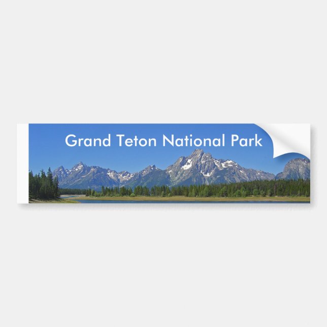 Pegatina Para Coche Serie magnífica 9 del parque nacional de Teton (Frente)