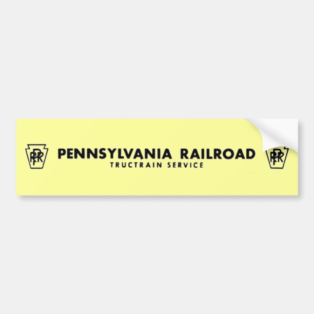 Pegatina Para Coche Servicio de TrucTrain del ferrocarril de (Frente)