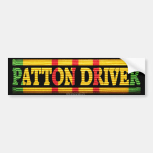 Pegatina Para Coche Servicio de Vietnam del conductor de Patton