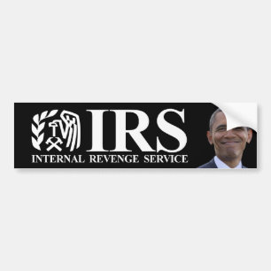 Pegatina Para Coche Servicio interno de la venganza del IRS - Obama