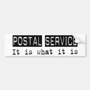 Pegatina Para Coche Servicio postal es