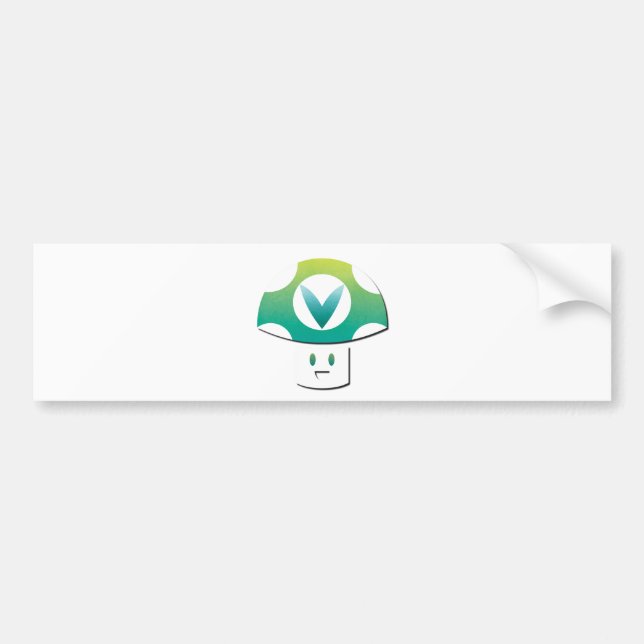 Pegatina Para Coche Seta de Vinesauce (Frente)