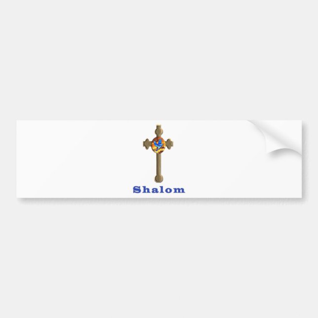 Pegatina Para Coche Shalom (Frente)