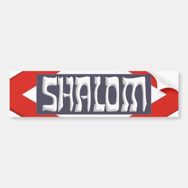 Pegatina Para Coche Shalom (Frente)