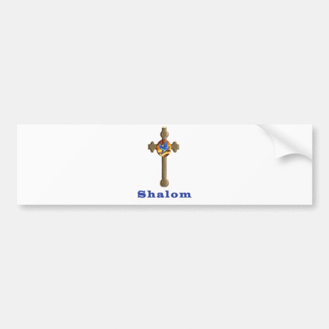 Pegatina Para Coche Shalom (Frente)