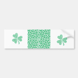 Pegatina Para Coche Shamrock para el Día de San Patricio