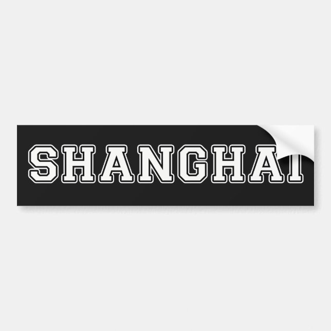 Pegatina Para Coche Shangai (Frente)