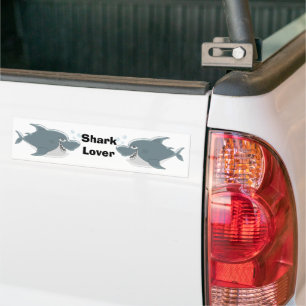 Pegatina Para Coche Shark Lover