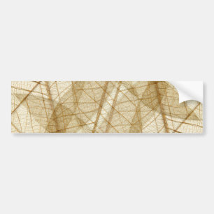 Pegatina Para Coche Sheer Cream Beige Lace Leaves