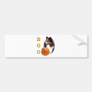 Pegatina Para Coche Shetland Sheepdog (sable Boo)