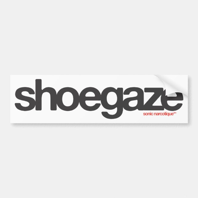 Pegatina Para Coche Shoegaze (Frente)