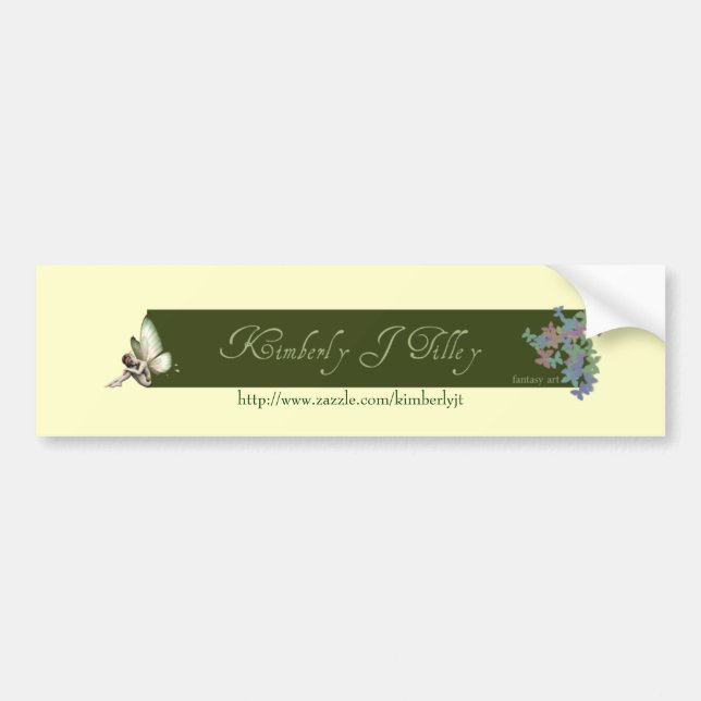 Pegatina Para Coche Shy Fairy Store Bumper Sticker (Frente)