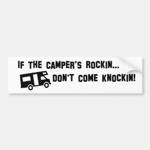 Pegatina Para Coche Si el Rockin del campista…