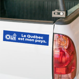Pegatina Para Coche SÍ Quebec