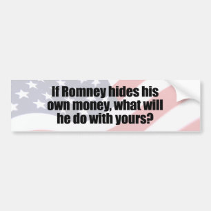 Pegatina Para Coche SI ROMNEY OCULTA SU PROPIO MONEY.png