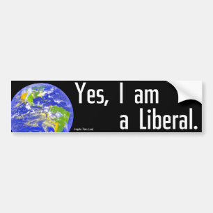 Pegatina Para Coche Sí, soy un liberal