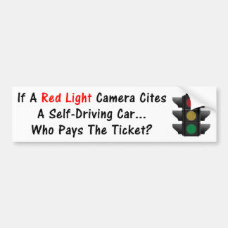 Pegatina Para Coche Si una cámara de la luz roja cita un coche de Uno