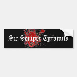 Pegatina Para Coche Sic Semper Tyrannis