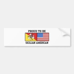 Pegatina Para Coche Siciliano-americano