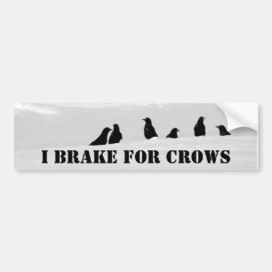 Pegatina Para Coche Siempre Freno Por Los Crows