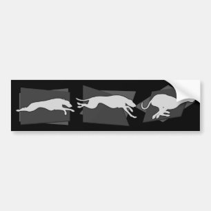 Pegatina Para Coche Sighthounds en el movimiento