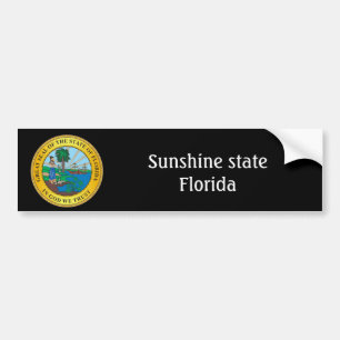 Pegatina Para Coche Signo de Florida