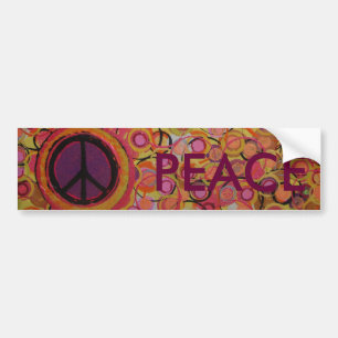 Pegatina Para Coche Signo de la paz