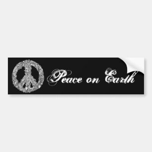 Pegatina Para Coche Signo de la paz de la alheña