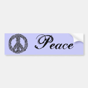 Pegatina Para Coche Signo de la paz de la alheña