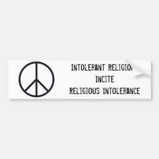 Pegatina Para Coche Signo de la paz, ReligionsInciteReligious