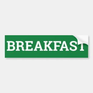 Pegatina Para Coche Signo/pegatina del DESAYUNO/MAGNET