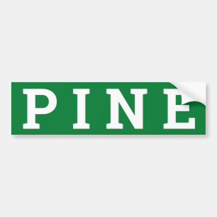Pegatina Para Coche Signo/pegatina del PINE/MAGNET