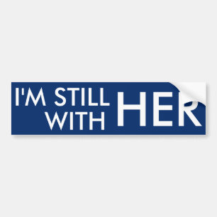 Pegatina Para Coche Sigo siendo con ella - Hillary Clinton