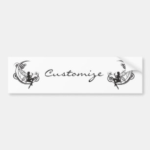 Pegatina Para Coche Silhouette de la luna Thunder_Cove