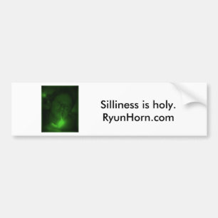 Pegatina Para Coche SillyGreenPhotoBumperSticker