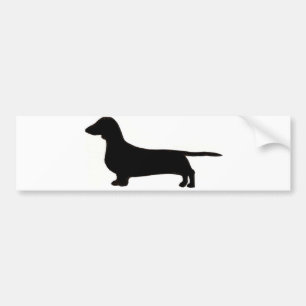 Pegatina Para Coche silo black.png del dachshund