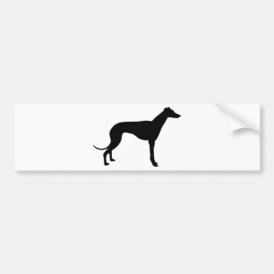 Pegatina Para Coche Silueta de galgo