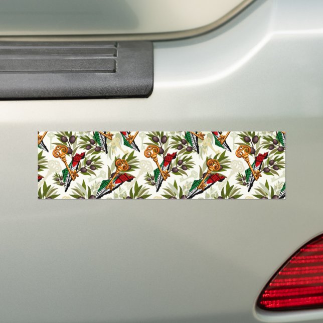 Pegatina Para Coche Símbolo clave palestino del derecho de retorno (en coche)