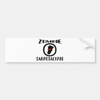 Pegatina Para Coche Símbolo de Carpocalypse del zombi